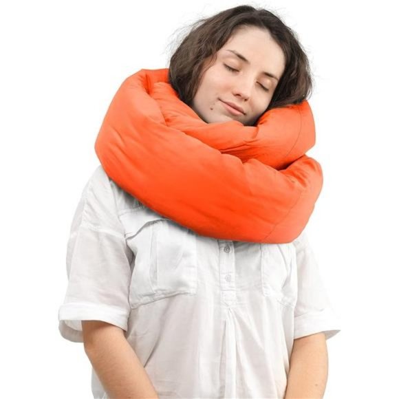 Infinity Pillow - Home Travel Soft Neck Scarf Support Sleep NWT - Picture 3 of 6
